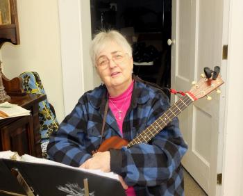 Brenda Barrett is president of the Camden Rockport Historical Society. (Photo by Chris Wolf)