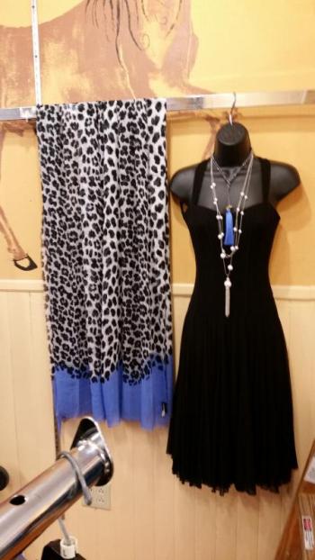 The little black dress – available at Slick’s in Boothbay Harbor.
