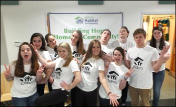 Camden Hills students in no particular order: Jake Chamberlain, Vivian Priestley, Ade McGrath-Sheehan, Melissa Torres, Kaitlyn Turnbull, Karrah York, Tom Cox, Emma Guthienz, Clara McGrurren, Elliot Matlack and Abigal Matlack. (Photos by Chris Wolf)
