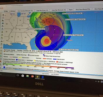 Impressive computerized maps.