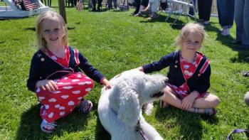 The event attracted patriots of all ages. (Photo by Sarah Shepherd)