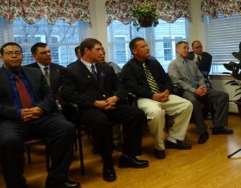 Ceremony for first STRIVE Northern New England graduating class. (Photo by Erica Thoms)