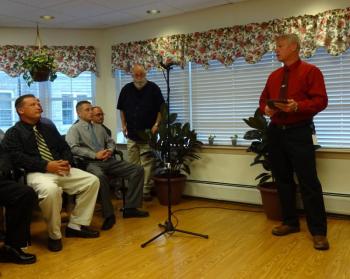 Ceremony for first STRIVE Northern New England graduating class. (Photo by Erica Thoms)