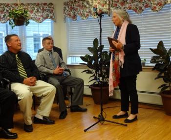 Ceremony for first STRIVE Northern New England graduating class. (Photo by Erica Thoms)