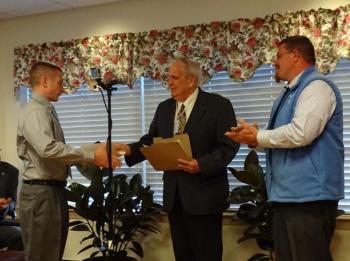 Ceremony for first STRIVE Northern New England graduating class. (Photo by Erica Thoms)
