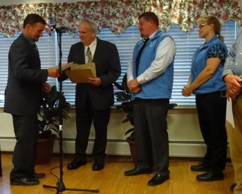 Ceremony for first STRIVE Northern New England graduating class. (Photo by Erica Thoms)