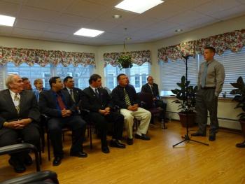 Ceremony for first STRIVE Northern New England graduating class. (Photo by Erica Thoms)