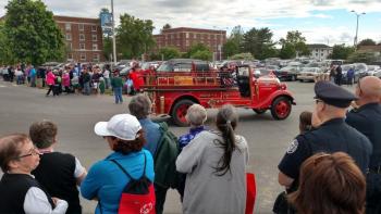 A scene from the opening parade. (Photo by Justin Hills)