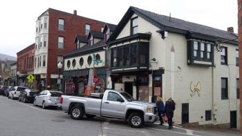 Renovations are still underway inside as the former Cappy’s Chowder House transforms into the new Sea Dog Brewing Co. (Photo courtesy Beth Jensen via Midcoast Eating and Drinking Society)