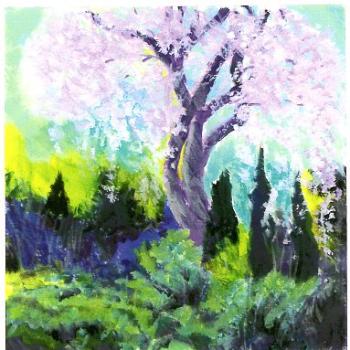“Spring – At Last” acrylic on paper, by Gina Knight
Photo courtesy: Gina Knight gina knight