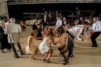 Last year’s Barnstormers Ball at Owls Head Transportation Museum. (Photo courtesy Amy Wilton)