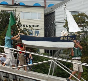 Another entry making its way down the rail. (Photo by Holly S. Edwards)