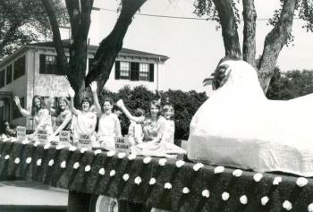 Broiler Queen candidates. (Photo courtesy Balfast Historical Society)