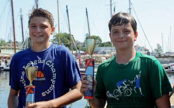 Team Belfast Lions/Spaceman: Jonah Lovejoy and Ronin Deschamps. (Photo by Holly S. Edwards)
