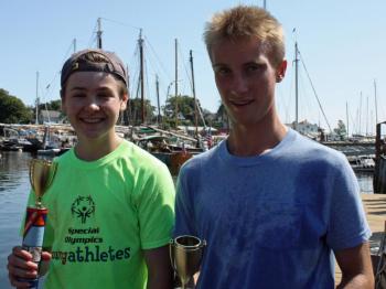 Team Just 4 Fun: Aiden Darling and Havana Lyman. (Photo by Holly S. Edwards)