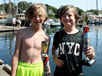 Team Sinking Turkeys: Colin and Brennan Wright. (Photo by Holly S. Edwards)