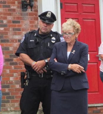 Rockland police officer and Rockport firefighter William Smith and 9/11 survivor Lynn Tierney, who was the New York Fire Department deputy commissioner at the time of the attacks.
