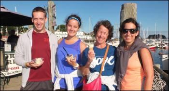Kyle Hodge (Conn.), Brenna Cogswell (Mass.), Kim Cogswell (Ill.) and Heather Cogswell, (D.C.) (Photos by Chris Wolf)