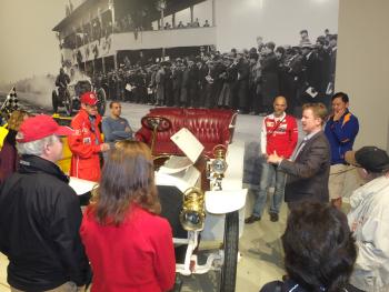 FCNE members tour and get details of exhibits at the Owls Head Museum