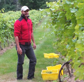 Matt Blazek, assistant farm manager at Savage Oaks