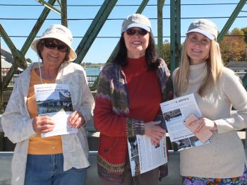 Mary Fairbanks, Penelope Baker and Erin Allemeier, all Thomaston residents.