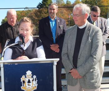 The Reverand Vanessa Winter and Rev. Peter Jenks