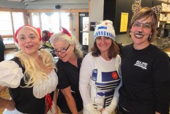Sea Dog Brewing: Amanda Dennison, Cheryl Agnese, Theresa Mastricolo and Mary Lou Cook