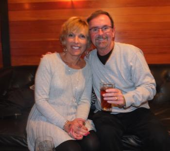 Patric & Susan Hanno from Salisbury, MA and are in Camden celebrating their 35th anniversary at SeaDog.