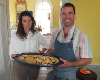 Sammy’s Deluxe - Joanna Spinks and Sam Richman featured House Smoked Haddock on bread with Dijon mustard, sweet onion and lemon juice