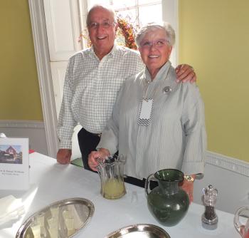 Bert and Donnie Witham offered up lemon and cucumber martinis and cosmopolitans.