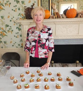 Crab cakes from Port Clyde Fresh Catch served up by Vivian Edfors