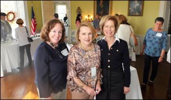Tobin Malone, Anne Williams and Molly Kelloge meet and greet visitors to the museum at the Taste of Thomaston event. (Photos by Chris Wolf)
