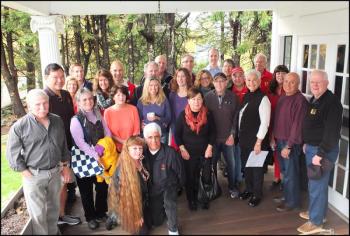 Members of the Ferrari Club of New England gather at the Whitehall Inn for their Annual Maine Event. Members pictured in no particular order are Glenn and Mary Ferrell, Gary and Suzy Hiniker, Tom Ducibella, Andrerw Bass, Mark and Bonnie Shair, Sam Hallowell, Lee and Wendy Cappola, John and Jayne Terrell, Jeffery and Barbara Jones, Dennis and Jamie Liu, Bob Tkacik and Joyce Jones, Paul and Biffy Wuori, Michael Ledoux, Peter and Rosemary Lombardo, Tom Larson, Nancy Monagham and Dan Cary. Not pictured are Ken and Sandy Goldman.