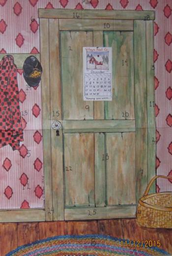 The Pantry Door Advent Calendar
Photo by Diane O’Brien pantry door