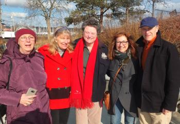 Joan Smith, Annette Naegel, State Rep. Pinny Beebe-Center, Valli Geiger and Douglas Smith
