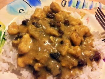 Milu Webber’s Czech chicken curry is the best curry in the world. SUZI THAYER/Boothbay Register
