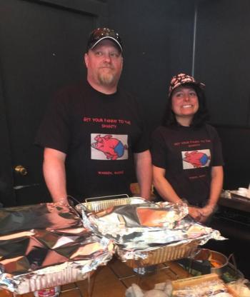 Pete and Susan Pease, Shanty Restaurant in Warren.
