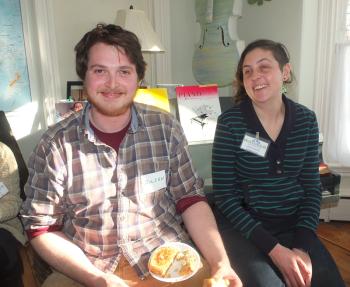 Julian Stearns and resident staffer Jennifer Goldstein