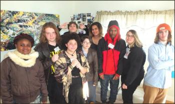 Wayfinder Schools Class of 2017: Joclany Joao, Devin Wordell, Serenity Brezler, Sean Hogan, Elle Sweeney, Magen Bongomin, Hassan Hussein, Allissa PeteIan and James Peak (Photos by Chris Wolf)
