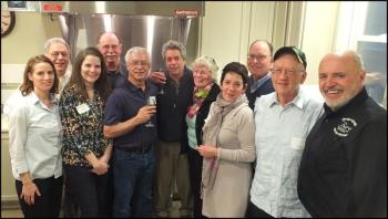 Current and past board members of Penobscot School. Left to right are Carmen Bombeke, Robert Falciani, Amanda Austin, Dennis Healy, Dana Strout, Joe Steinberger, Penny Dunning, Leslie Fillnow, Frank Toole, Billy Smith and Patrick O'Brien. (Photos by Chris Wolf)