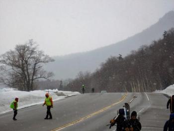 The bicycling portion of the Tuckerman’s Inferno Pentathlon. (Photo courtesy of Jayme Okma Lee)
