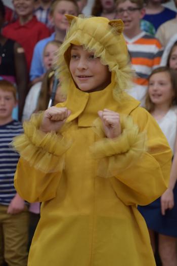 Dylan Emery as Simba the Lion.