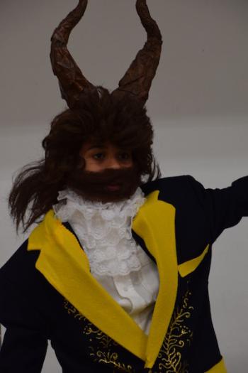Taygan McAllister as the Beast.