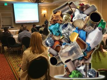 the 24th annual Maine Recycling and Solid Waste Conference & Trade Show, coordinated by the Maine Resource Recovery Association, was held at the Samoset Resort in Rockport. This year's theme was "Forging Ahead: Maine's Sustainable Future.” (Photo by Dave Edwards)