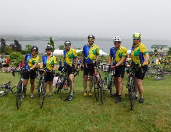 Members of the Granite State Wheelmen. (photo by Erica Thoms)