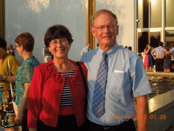 Charlie and Penny Crockett, for whom the new Crockett Trail will be named at Camden Hills Regional High School.