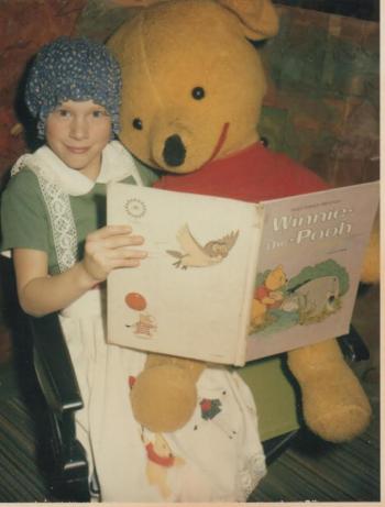 The early years. Ann in a mop cap. (Photo courtesy Ann Hedly Rousseau