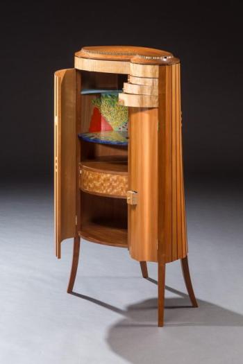 Among the pieces featured at the Messler Gallery is Garrett Hack & Carolyn Enz Hack’s piece,”Outside In.”