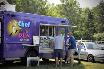 Chef On the Run Food truck concessions by Tina Cook. (Courtesy Chelsea Lord)