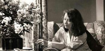 Millay at home in Steepletop. (Photo courtesy Millay House Rockland)